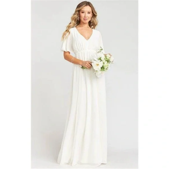 halter neck maxi dress with ultra high side slits The Halter Slit Gown